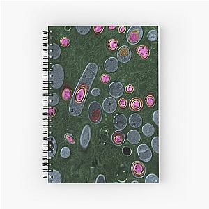 Anthrax bacteria, Bacillus anthracis, TEM Spiral Notebook