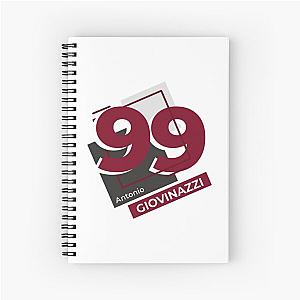 Antonio Giovinazzi Alfa Romeo Number 99 Spiral Notebook