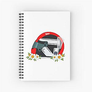 Antonio Giovinazzi 2019 Spiral Notebook with Flowers Helmet
