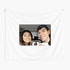 Love Loud, Anxious Louder – Anxiety Couple Anxiety Couple Tapestries