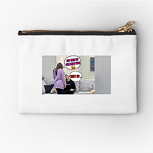 Love, Panic, Repeat – Anxiety Couple Anxiety Couple Zipper Pouches