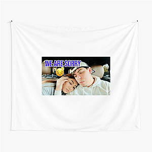 Flaws First, Love Second – Anxiety Couple Anxiety Couple Tapestries