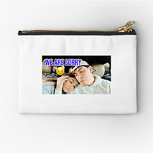 Flaws First, Love Second – Anxiety Couple Anxiety Couple Zipper Pouches