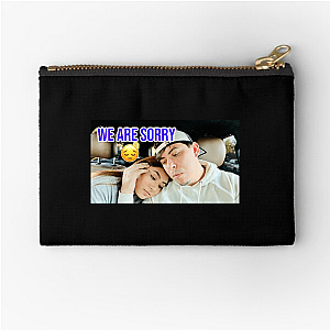Flaws First, Love Second – Anxiety Couple Anxiety Couple Zipper Pouches