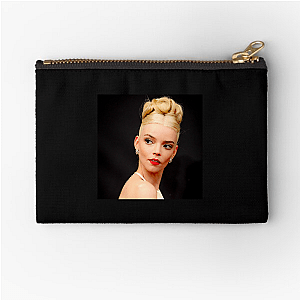 Anya Walks in Echoes Anya Taylor Joy Zipper Pouches
