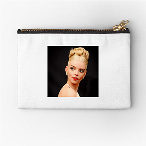 Anya Walks in Echoes Anya Taylor Joy Zipper Pouches
