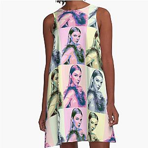 Anya Taylor Joy Pop Art A-Line Dress