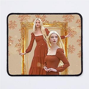 Anya Taylor-Joy Christmas Orange Mouse Pad