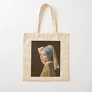 Anya Taylor-Joy Girl with a Pearl Earring Cotton Tote Bag