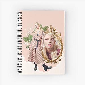 Anya Taylor-Joy Pink Spiral Notebook