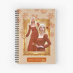 Anya Taylor-Joy Christmas Orange Spiral Notebook