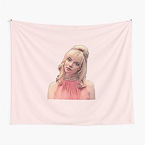 Last Night in Soho Sandy Pink - Anya Taylor-Joy Tapestry