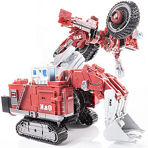 20cm AOYI DD04 Devastator Transformation Engineering Vehicles Mode Robot Car Toys