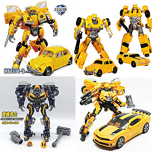 17cm Aoyi Transformation Battle Damage Hornet Yellow Bee BMB H6001-3 Figure Toys