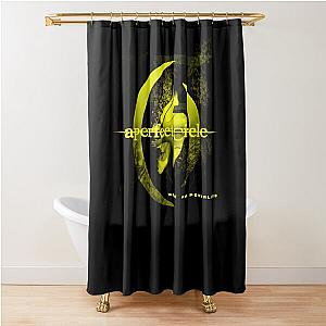 a perfect circle  Shower Curtain