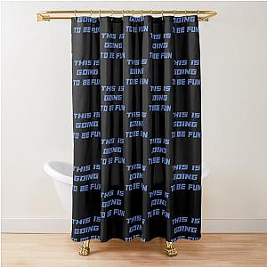 Apex Legends Pathfinder Quip 1 Shower Curtain