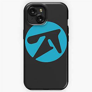 Aphex twin alternative style logo in blue iPhone Tough Case