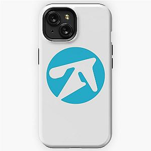 aphex twin alternative style logo in blue  iPhone Tough Case