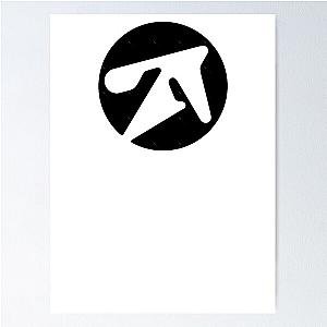 aphex twin alternative style logo in black  Poster