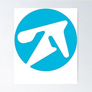 Aphex twin alternative style in blue  Poster