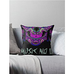 Aphex twin trippy pattern crystal castles Throw Pillow