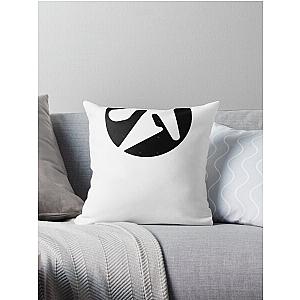 aphex twin alternative style logo in black  Throw Pillow