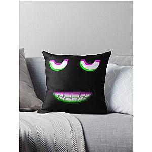 Aphex Twin trippy crippy face, Boards Of Canada Throw Pillow