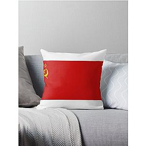 aphex twin ussr flag 2 Throw Pillow