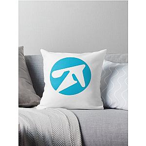 Aphex twin alternative style in blue  Throw Pillow