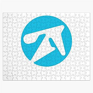 Aphex twin alternative style in blue  Jigsaw Puzzle