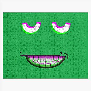 Aphex Twin trippy crippy face Jigsaw Puzzle