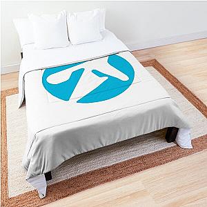 aphex twin alternative style logo in blue  Comforter