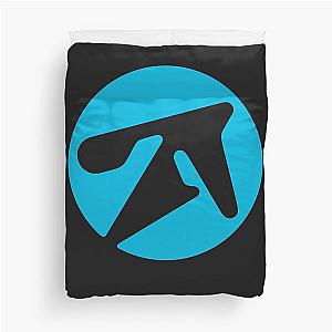 Aphex twin alternative style logo in blue Duvet Cover