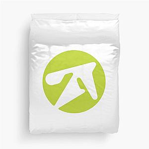 aphex twin alternative style logo in green  Duvet Cover