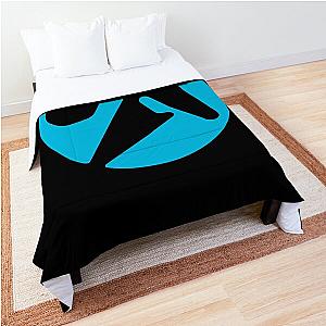 Aphex Twin Alternative Style Logo In Blue Comforter