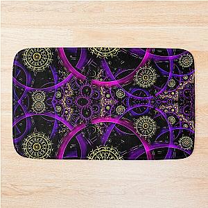 Trippy Aphex twin trippy pattern crystal castles Bath Mat