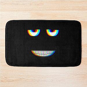 Aphex twin parody trippy face  Bath Mat