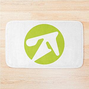 aphex twin alternative style logo in green  Bath Mat