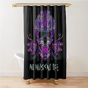 Aphex twin trippy pattern crystal castles Shower Curtain