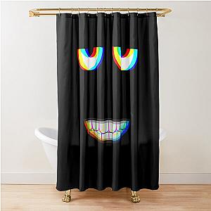 Aphex twin parody trippy face  Shower Curtain