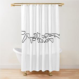 aphex twin merch logo Shower Curtain