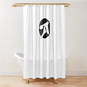 aphex twin alternative style logo in black  Shower Curtain