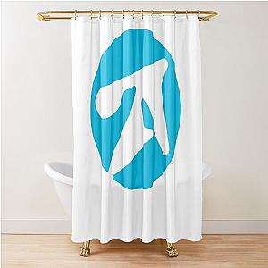 Aphex twin alternative style in blue  Shower Curtain