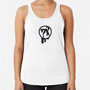 Melting Aphex Twin symbol Racerback Tank Top