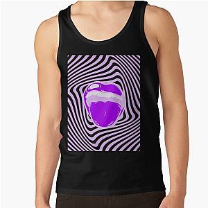 Hypnotic mouth Aphex twin trippy pattern crystal castles Tank Top