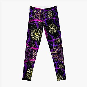 Trippy Aphex twin trippy pattern crystal castles Leggings