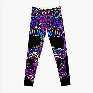 Aphex twin trippy pattern crystal castles Leggings