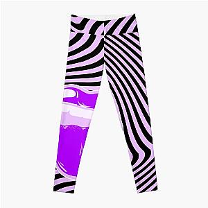 Hypnotic mouth Aphex twin trippy pattern crystal castles Leggings