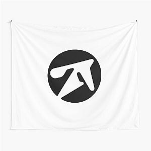 aphex twin alternative style logo in black  Tapestry