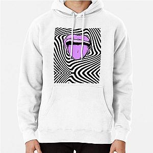 Hypnotic mouth Aphex twin trippy pattern crystal castles Pullover Hoodie